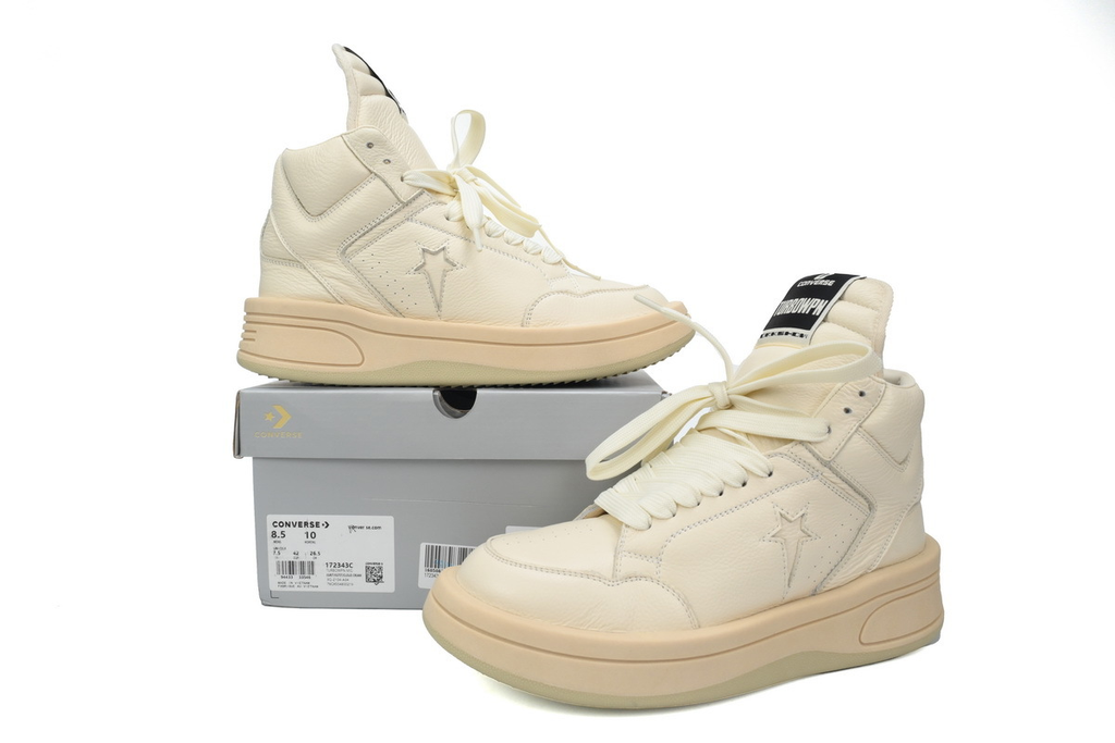 Rick Owens DRKSHDW x ConverseWeapon turbodrk