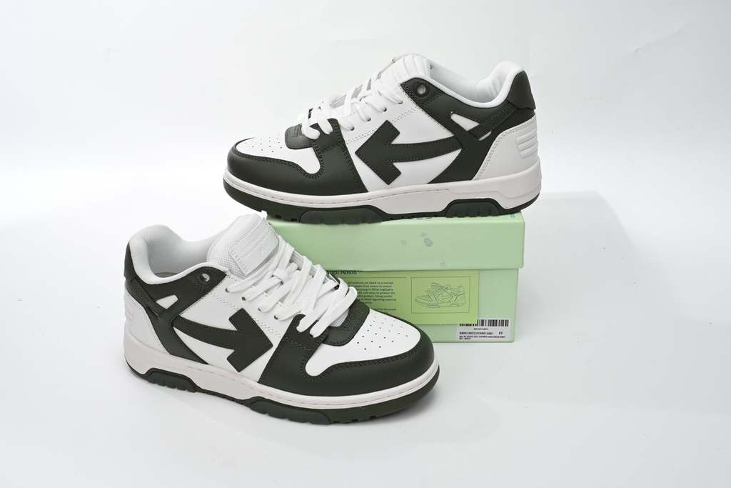 OFF-WHITE Out Of Military Green White
