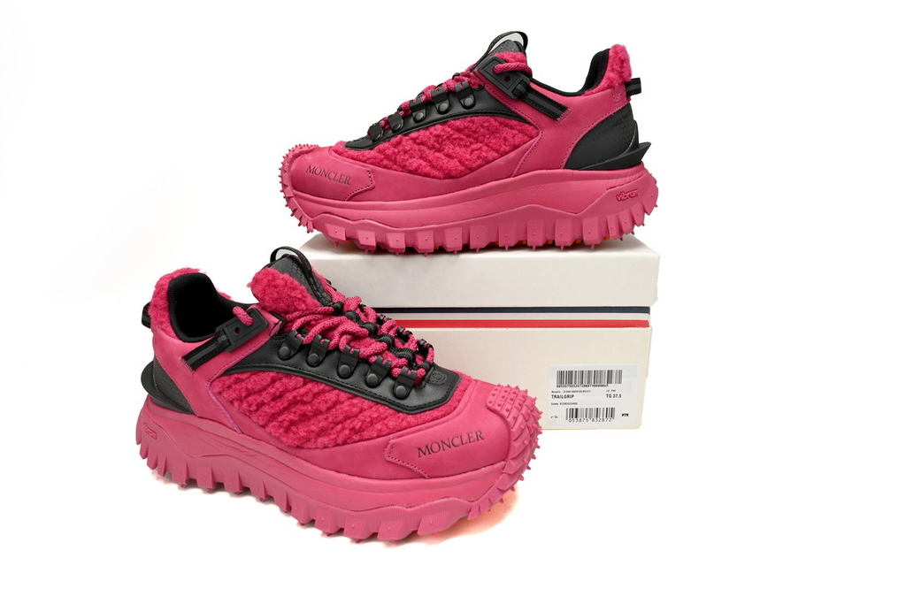 Moncler Trailgrip Fluorescent Black Black Velvet Powde