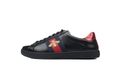 Gucci Ace Embroidered Black Leather Bee Sneaker