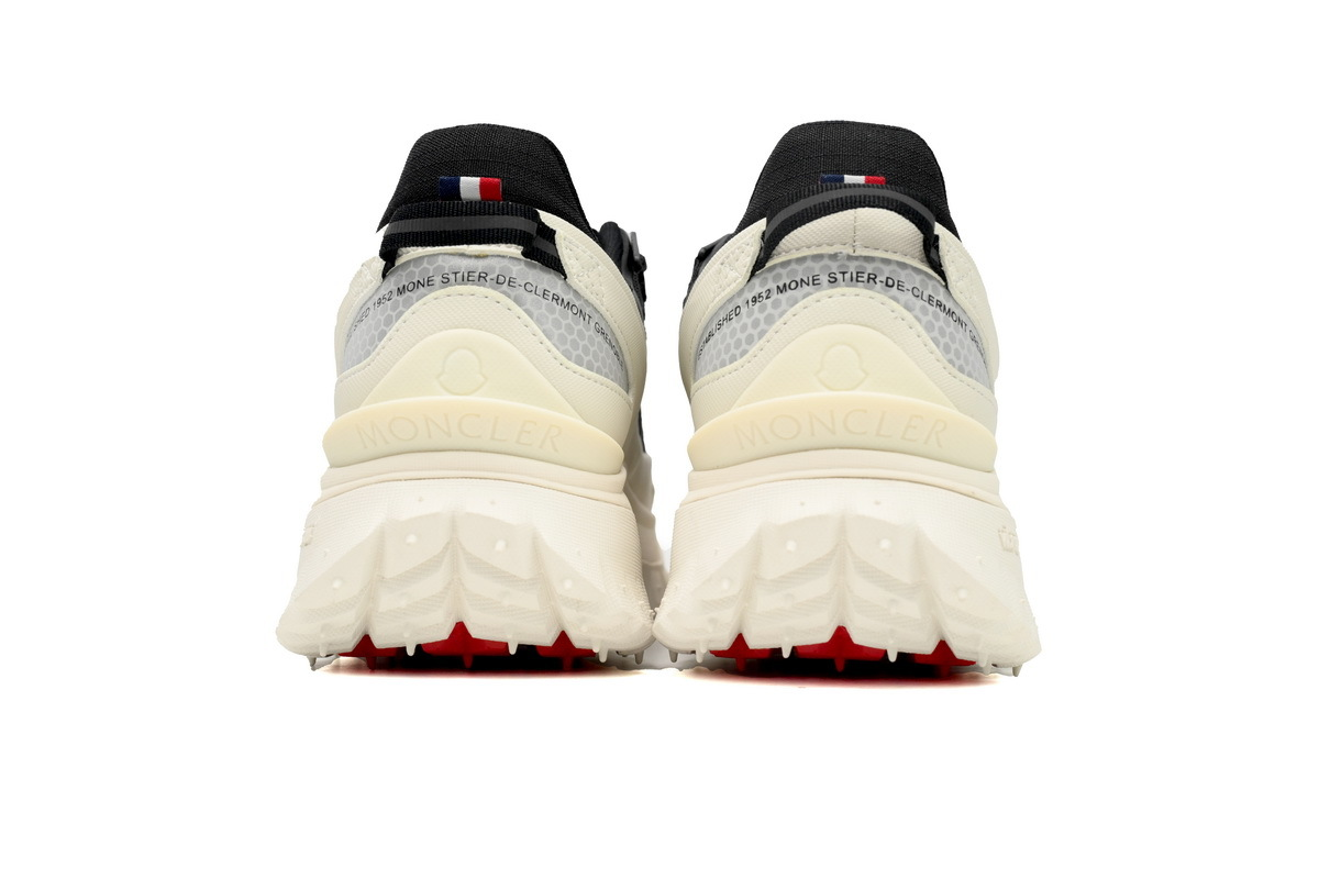 Moncler Trailgrip Leather Black And White