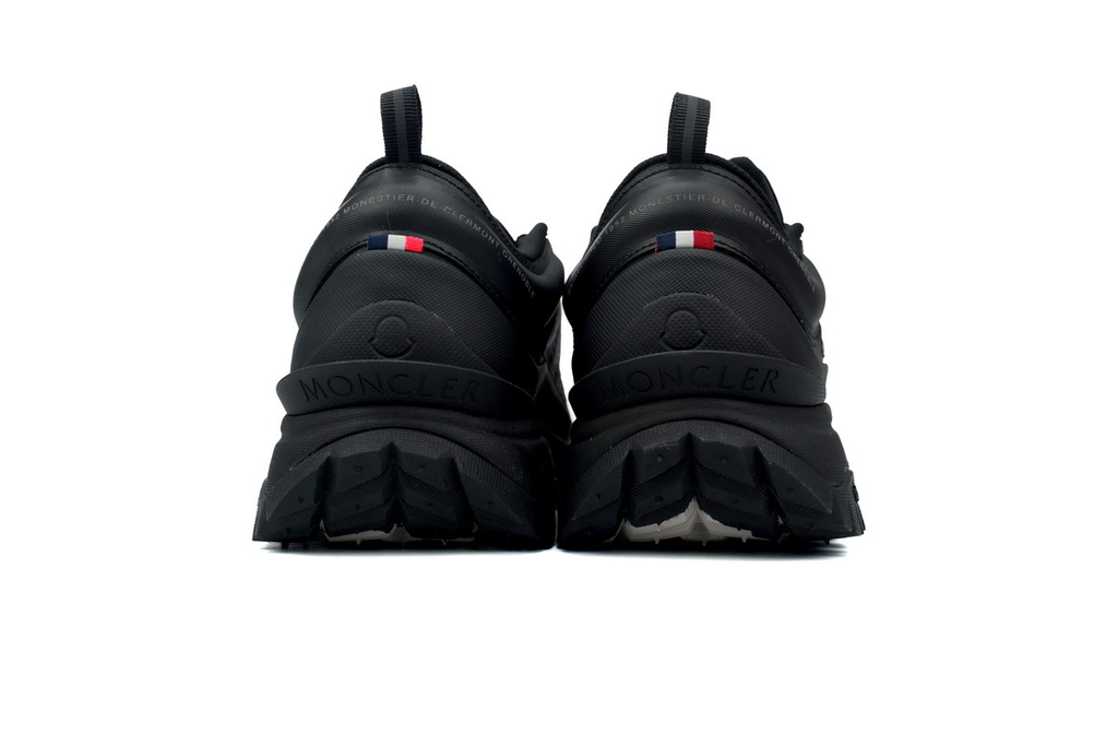 Moncler Trailgrip Leather Black All Black Mesh