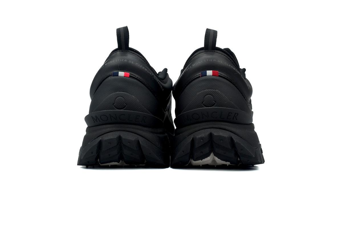Moncler Trailgrip Leather Black All Black Mesh