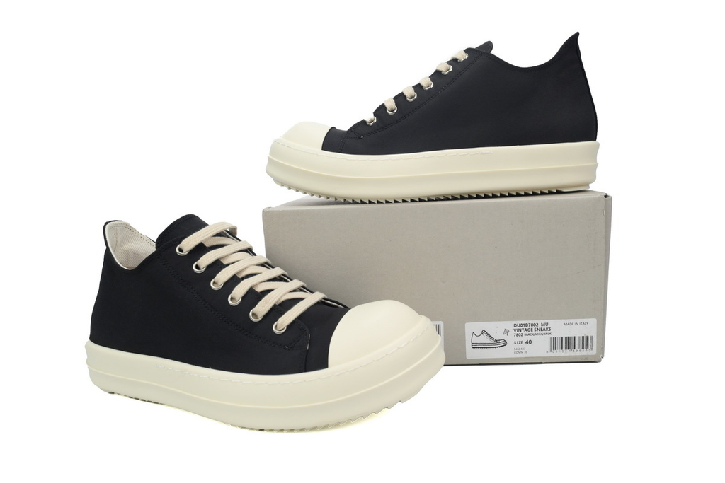 Rick Owens Lido DRKSHDW Low 'Black Milk'