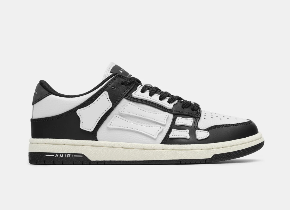 AMIRI Skel Top Low Black/White