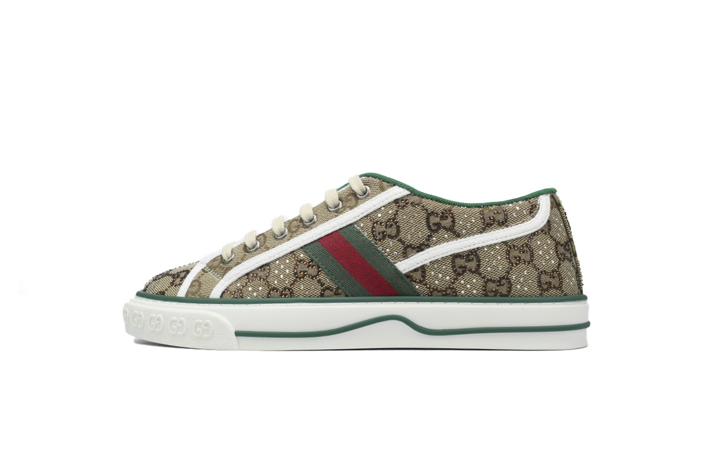 Gucci Tennis Crystal Embellished GG Canvas