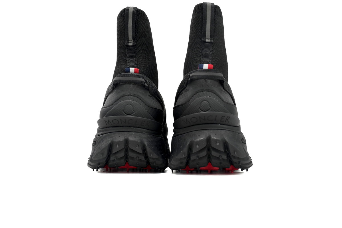 Moncler Trailgrip Leather Black