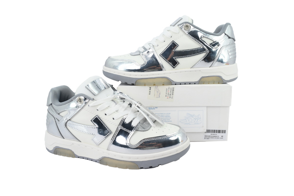 OFF-WHITE Out of Office 'White Silver'