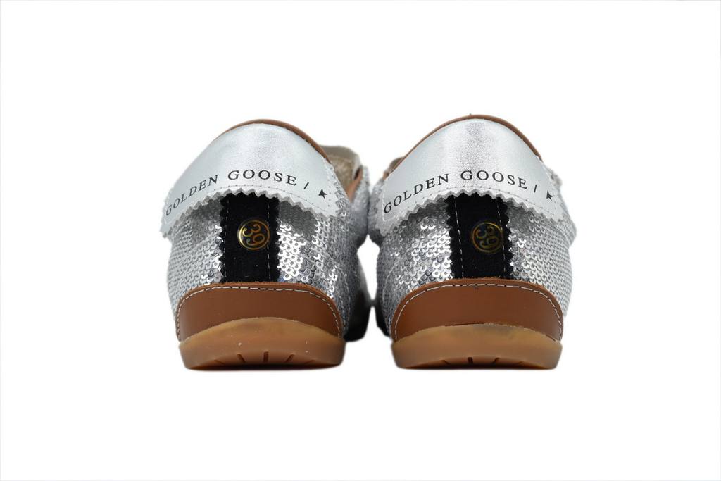 Golden Goose True Star Silver Glitter