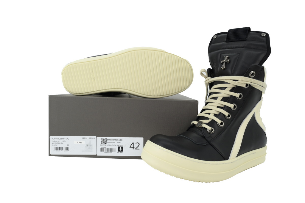 Rick Owens Croix Black And White