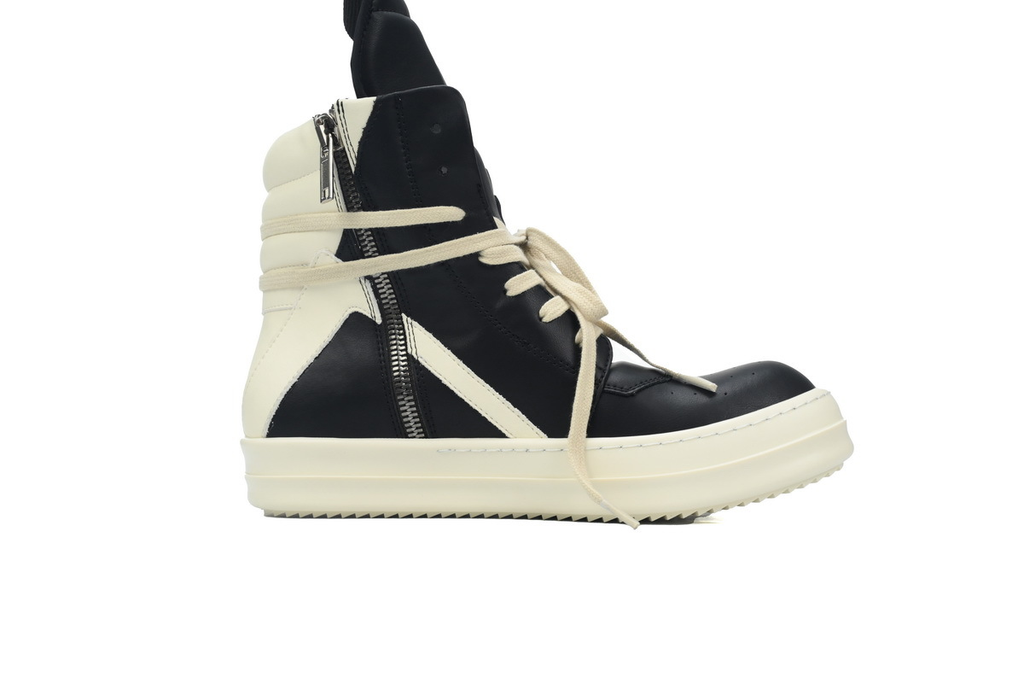 RICK OWENS/RO Geobasket Black and White