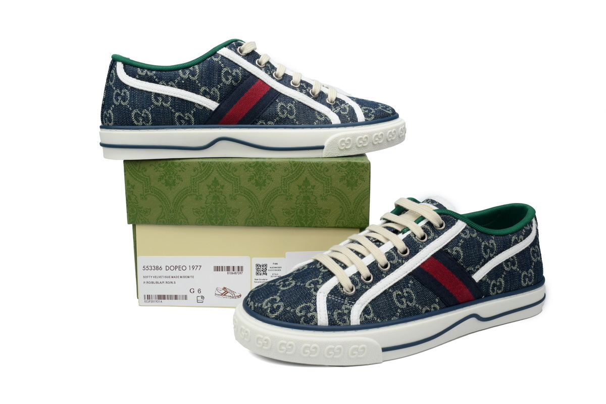 Gucci Tennis Denim Blue