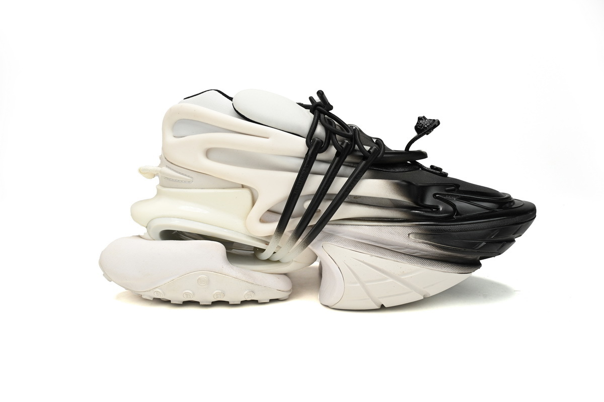 BALMAIN Multikolor Buty sportowe White and Black