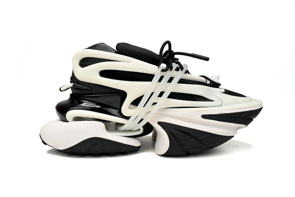 BALMAIN Multikolor Buty sportowe Black And White