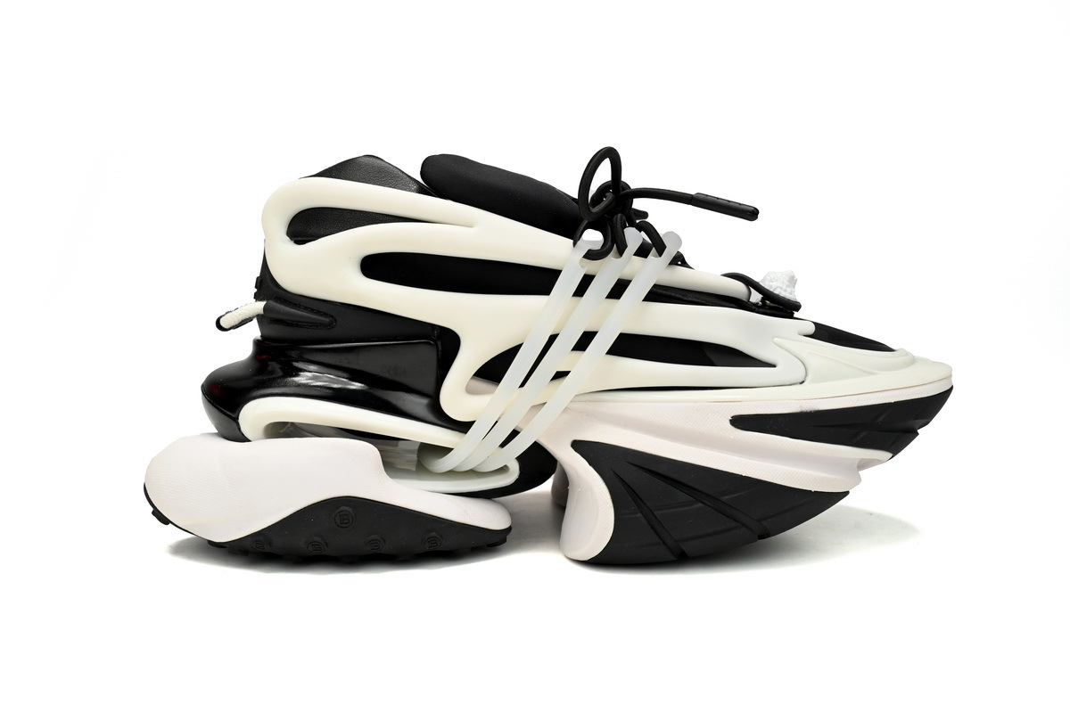 BALMAIN Multikolor Buty sportowe Black And White