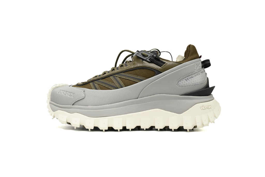 Moncler Trailgrip Fluorescent Black White Gray Khaki