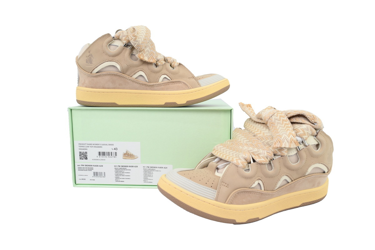 LANVIN White Brown