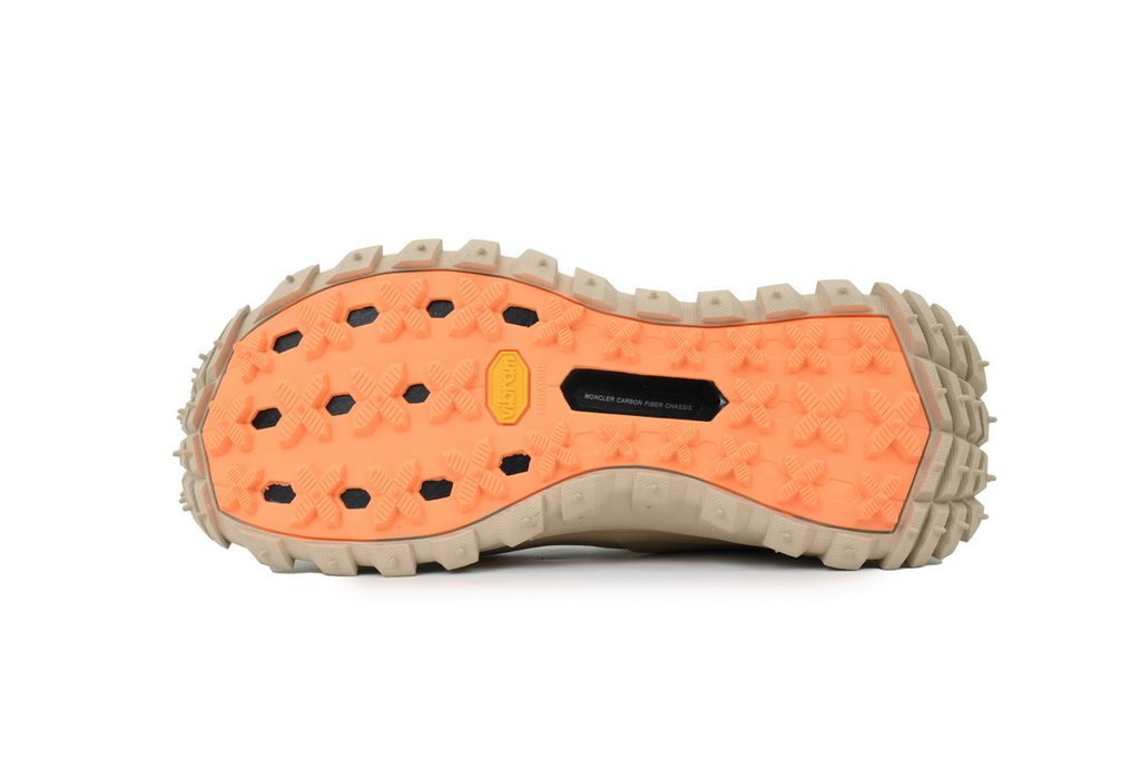 Moncler Trailgrip Leather Black Beige green