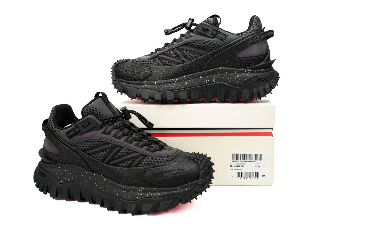 Moncler Trailgrip Leather Black Chameleon