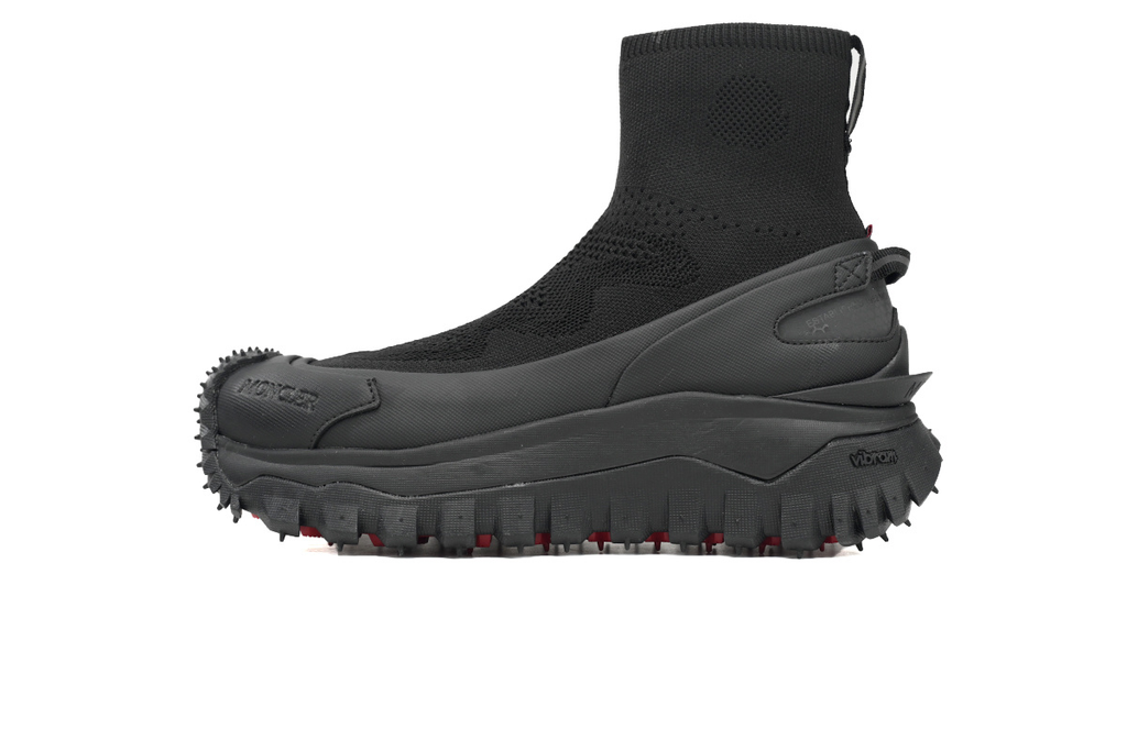 Moncler Trailgrip Leather Black