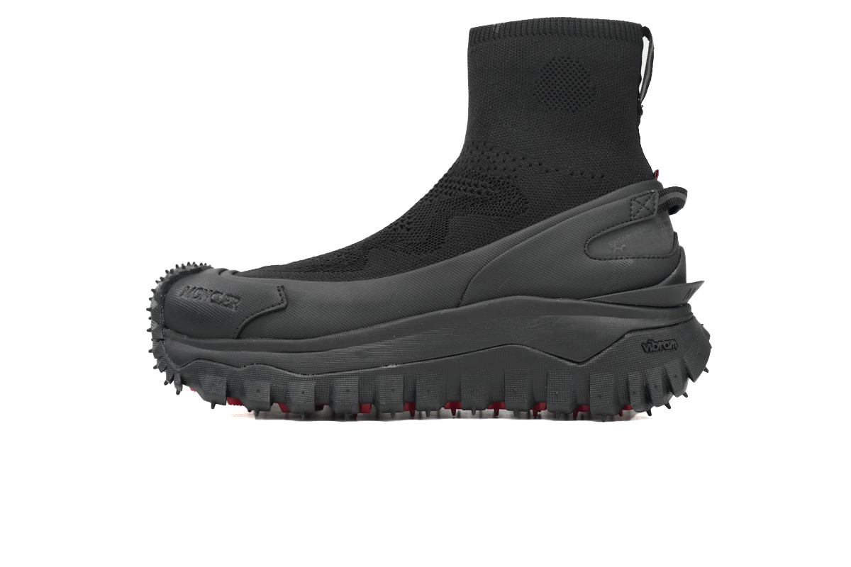 Moncler Trailgrip Leather Black