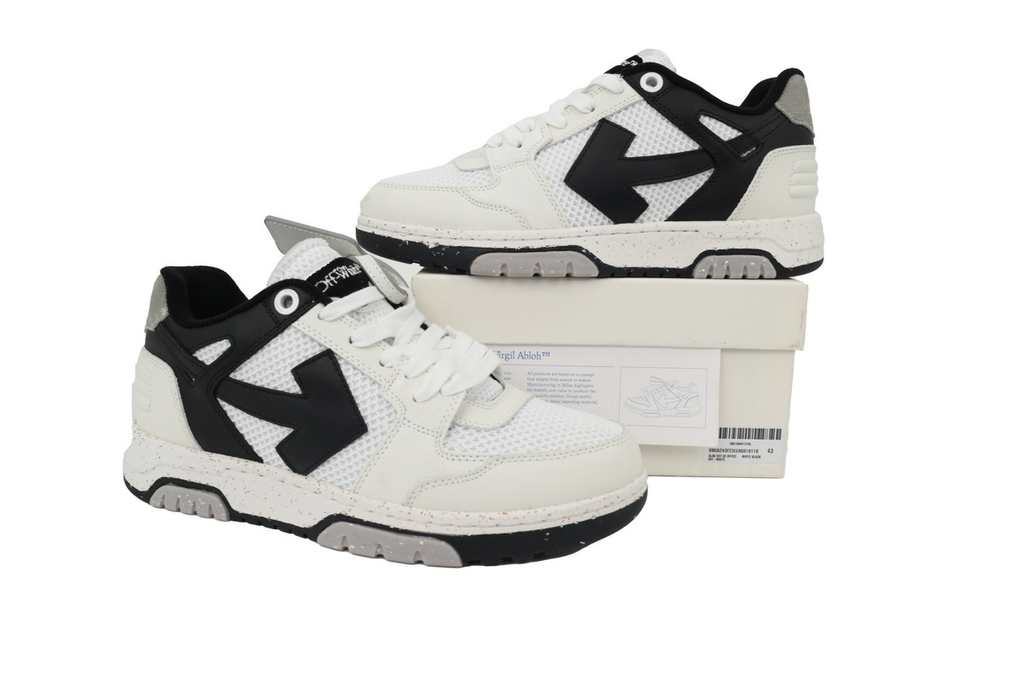 OFF-WHITE Out of Office Slim 'White Black Speckled'