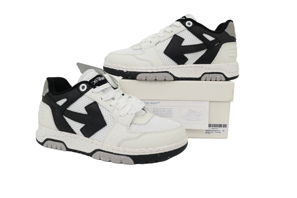 OFF-WHITE Out of Office Slim 'White Black Speckled'