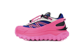 Moncler Trailgrip Leather Black Blue Pink