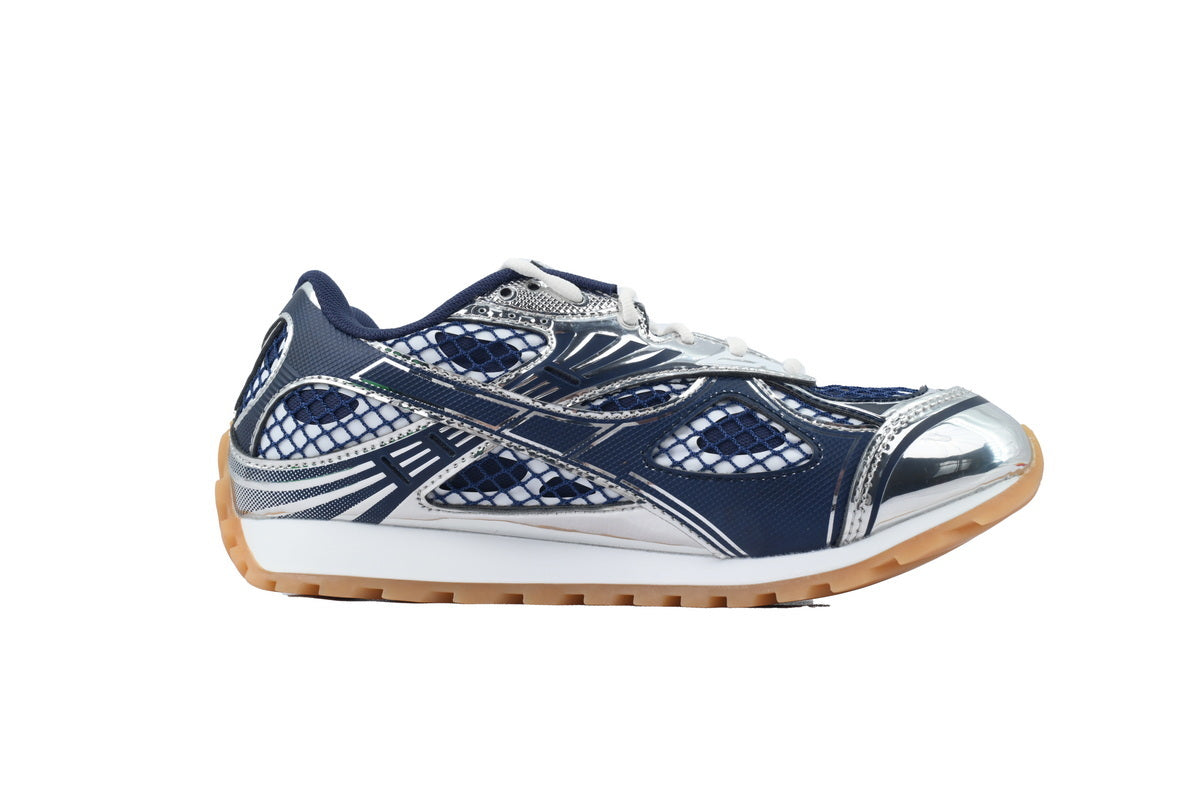 Bottega Veneta Orbit Deep Blue Silver