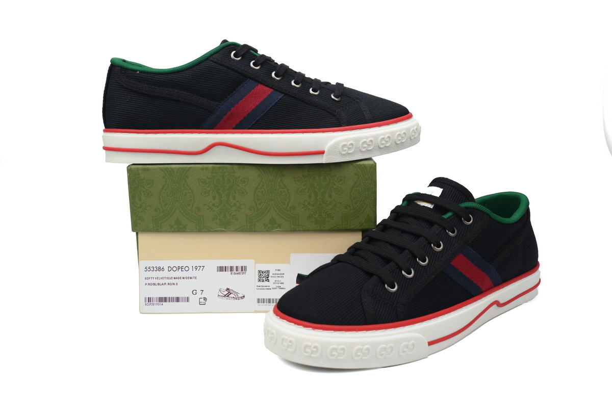 Gucci Black Cotton Canvas