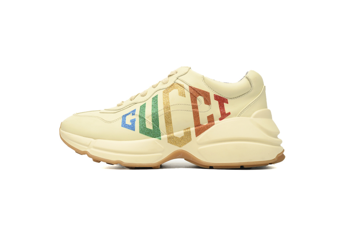 Gucci Rhyton Glitter Gucci Logo