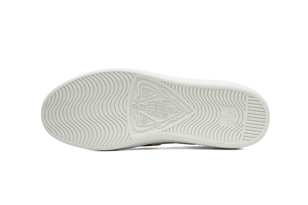 Gucci Ace Stripe Logo Print Sneaker