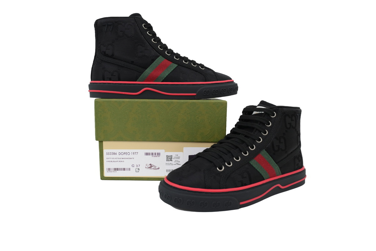 Gucci Tennis High-top All Black